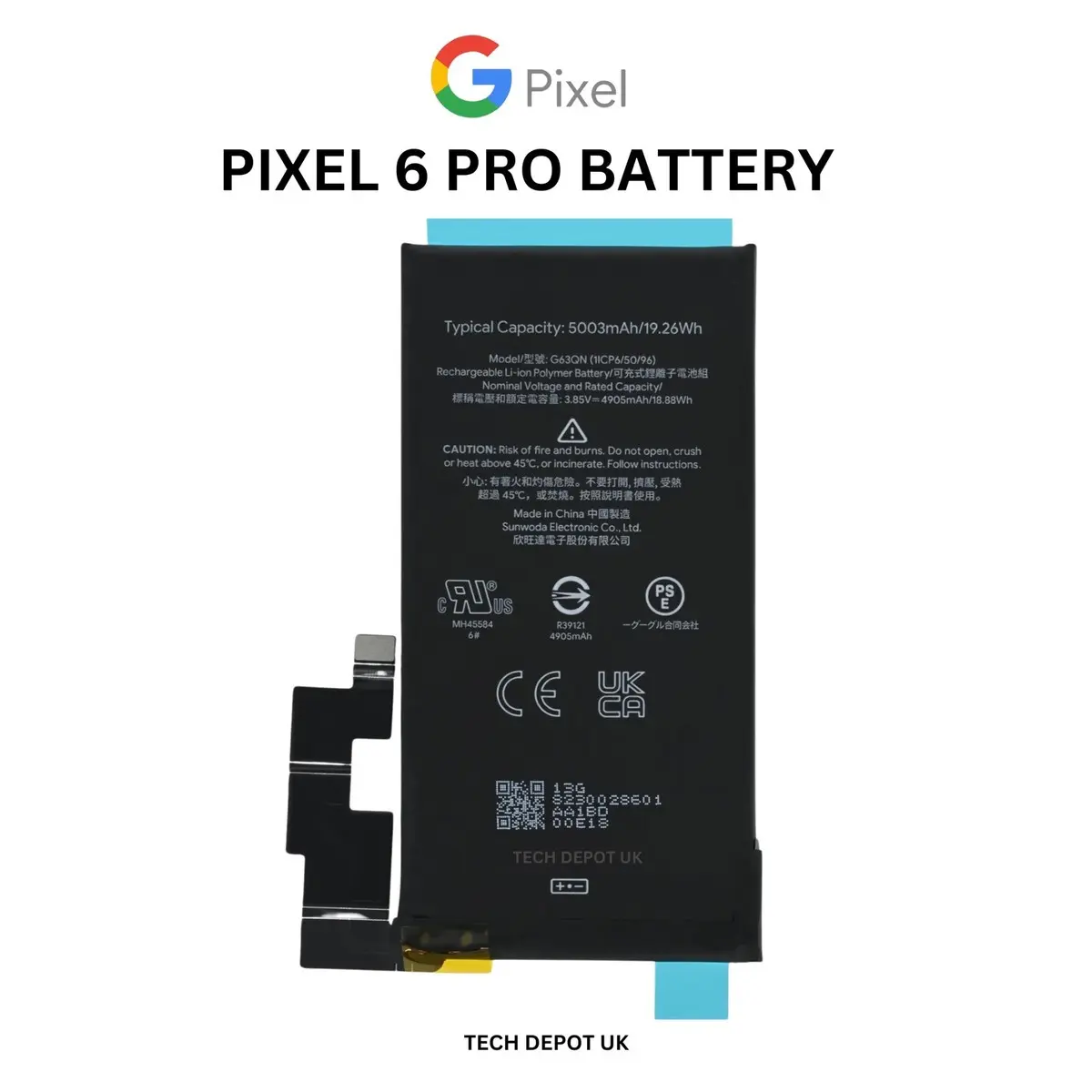 GOOGLE PIXEL 6PRO REPLACEMENT BATTERY